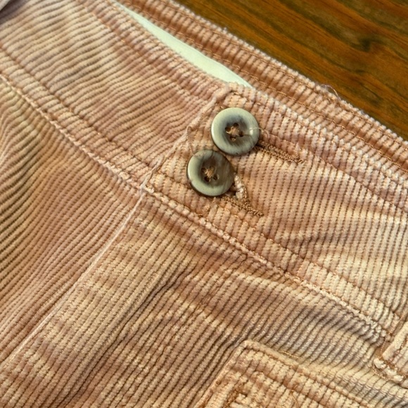 Anthropologie Pilcro Washed Pink Corduroy Pants Size 26 Straight Wide Leg Salmon - Picture 4 of 8